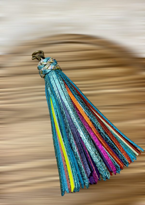 Product Image for  Arctic Rainbow Leather Tassel