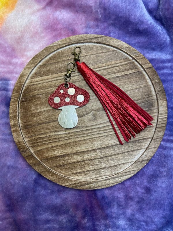 Product Image for  Magic Mushroom Leather Charm