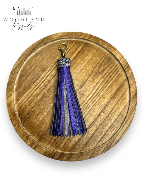 Product Image for  Amethyst Leather Tassel