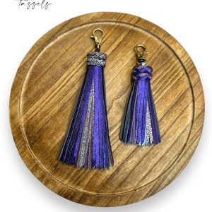 Product Image for  Amethyst Leather Tassel