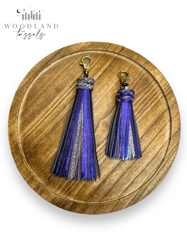 Product Image for  Amethyst Leather Tassel