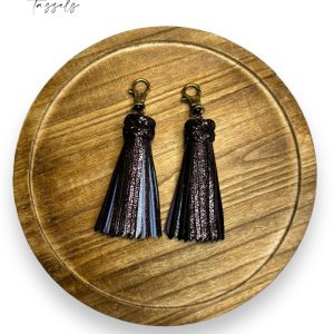 Product Image for  Sparkling Merlot Leather Tassel