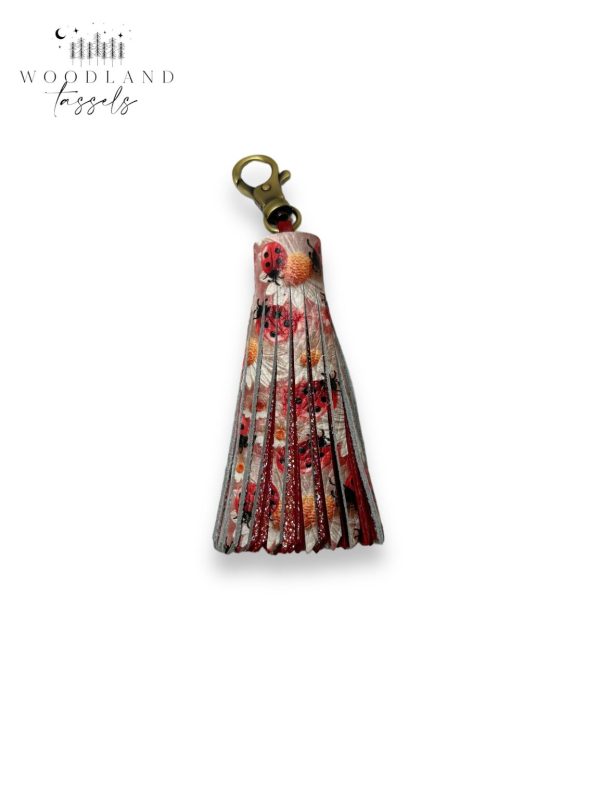 Product Image for  Dainty Ladybug Leather Tassel