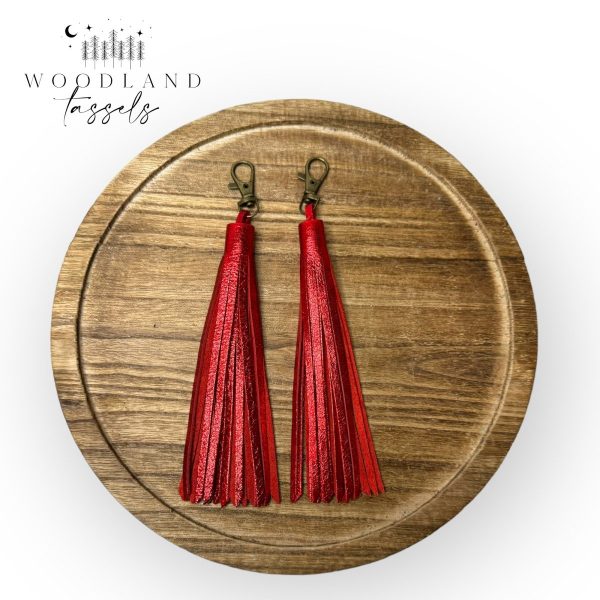 Product Image for  Duo Size Accent Leather Tassel