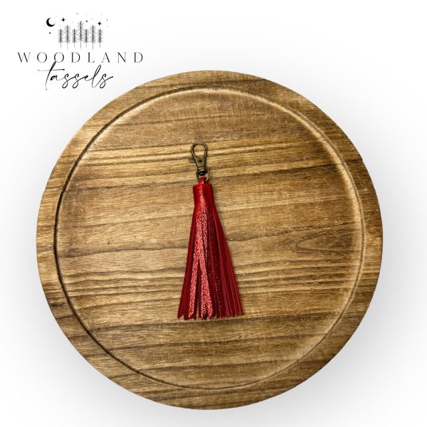 Product Image for  Duo Size Accent Leather Tassel