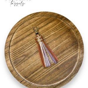 Product Image for  Copper and Lavender Dream Leather Tassel