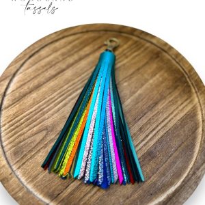 Product Image for  Topaz Rainbow Leather Tassel