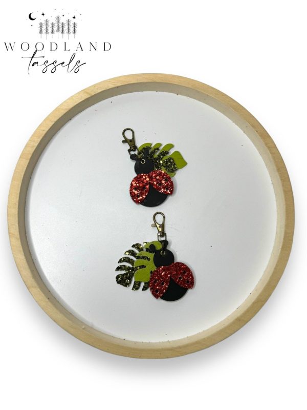 Product Image for  Ladybug Leather Charm