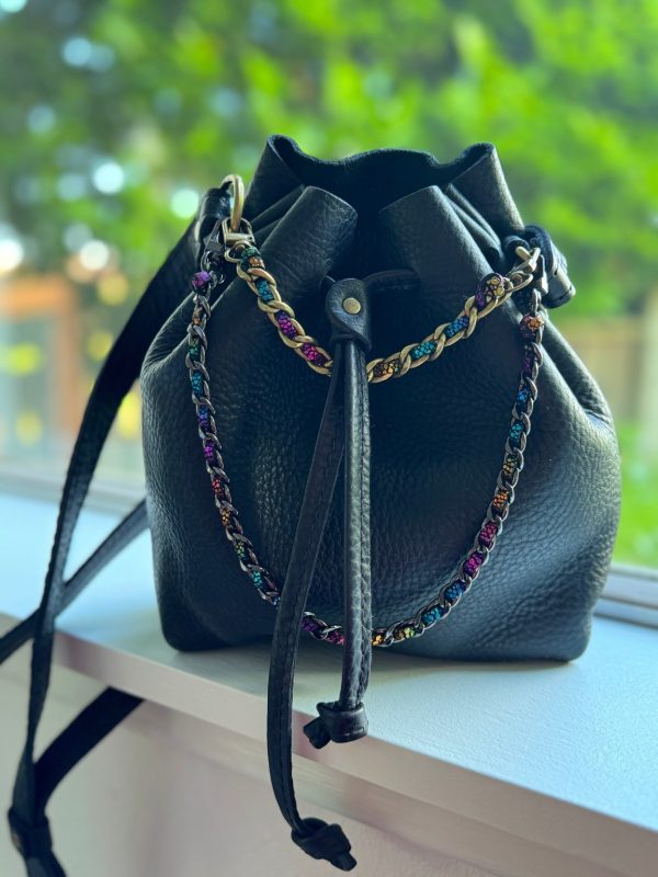 Product Image for  Rainbow Leather and Metal Bag Chain