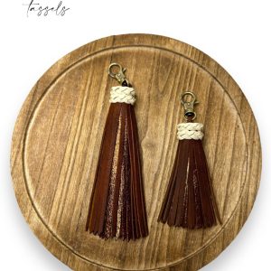 Product Image for  Cappuccino Leather Tassel