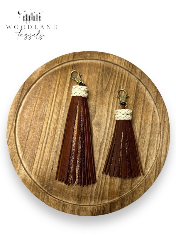 Product Image for  Cappuccino Leather Tassel