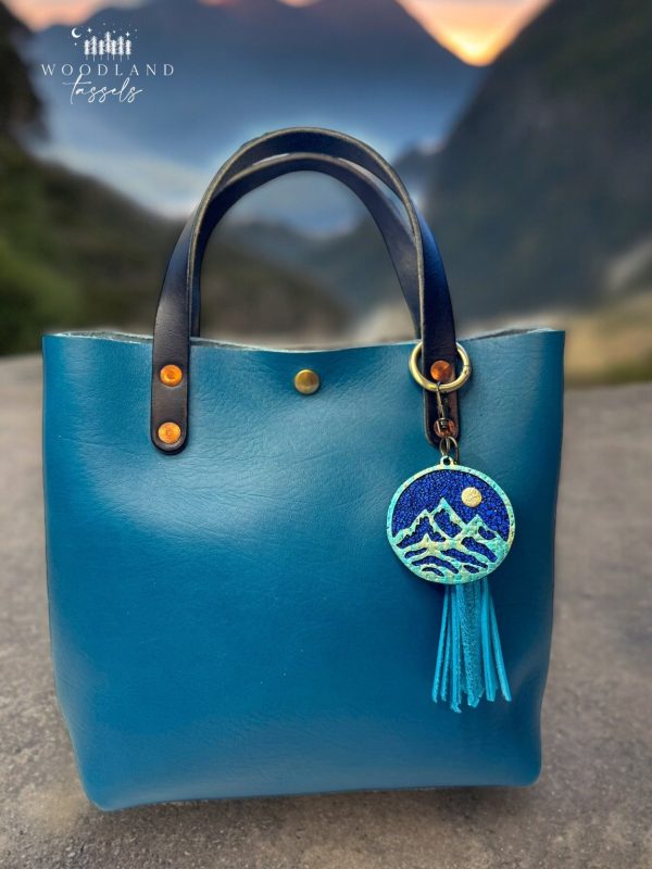 Product Image for  Mountain Leather Purse Charm