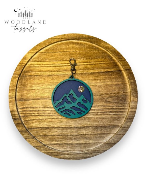 Product Image for  Mountain Leather Purse Charm