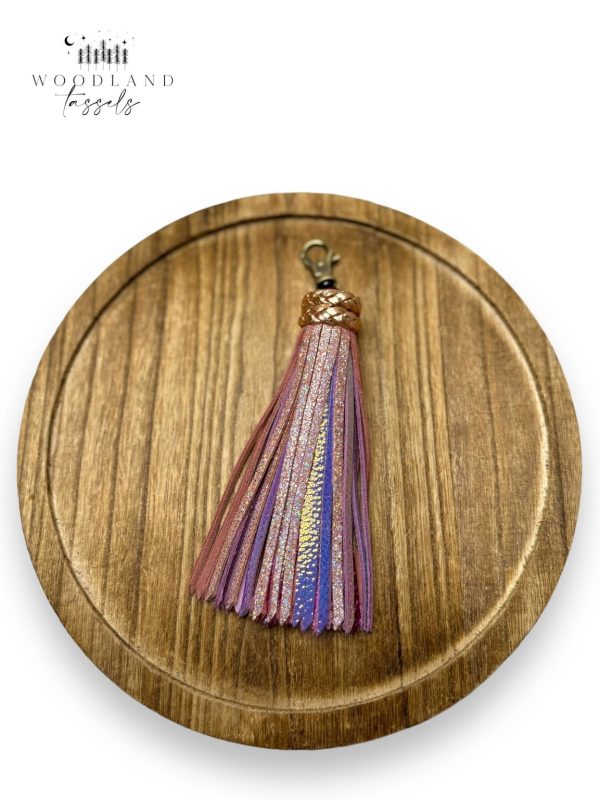 Product Image for  Peach Queen Leather Tassel