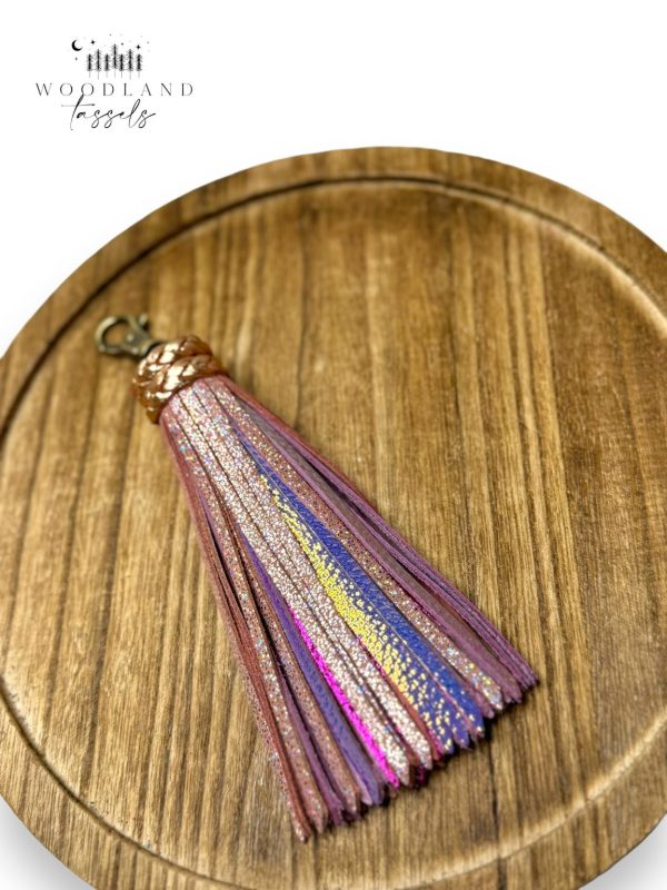 Product Image for  Peach Queen Leather Tassel