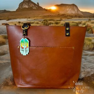 Product Image for  Desert Leather Purse Charm