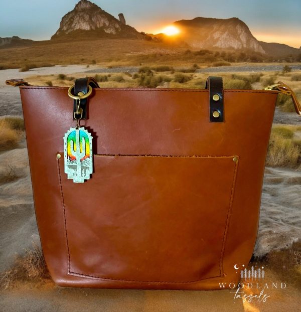 Product Image for  Desert Leather Purse Charm