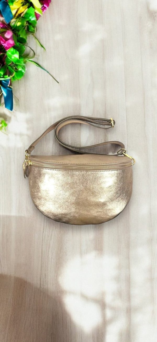 Product Image for  Genuine Leather Metallic Sling Bag✨