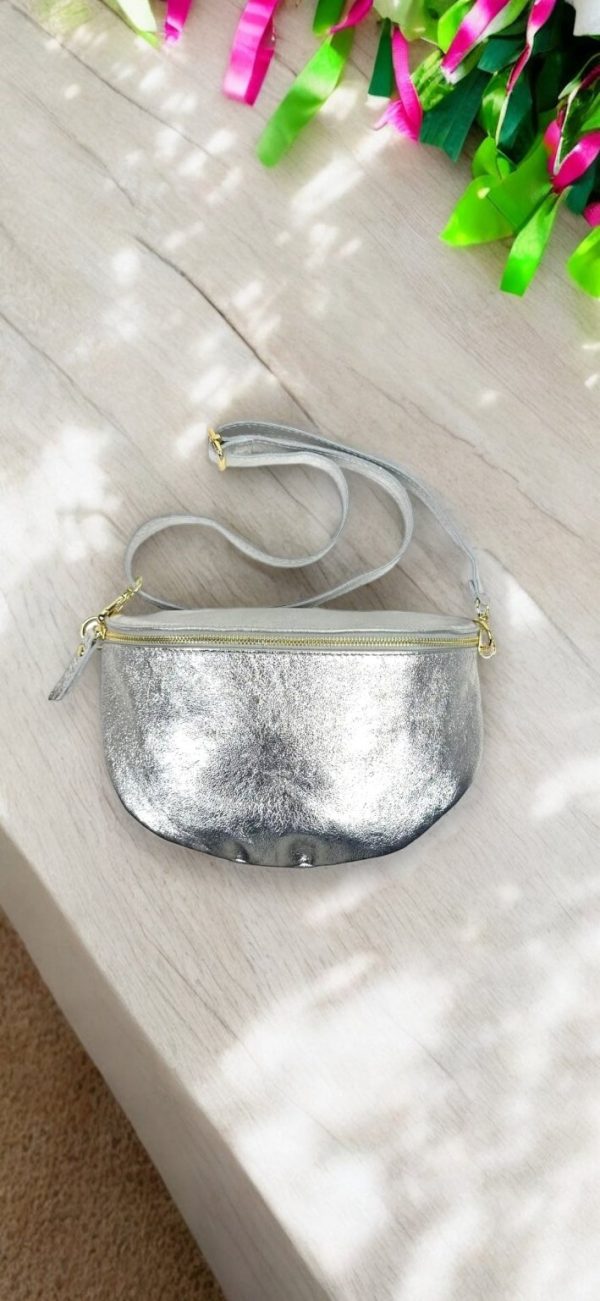 Product Image for  Genuine Leather Metallic Sling Bag✨