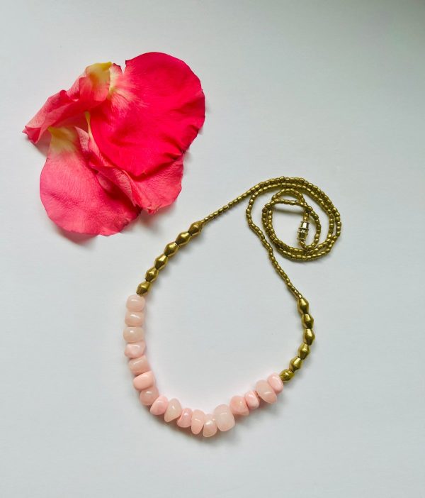 Product Image for  Rose Quartz Stone with brass