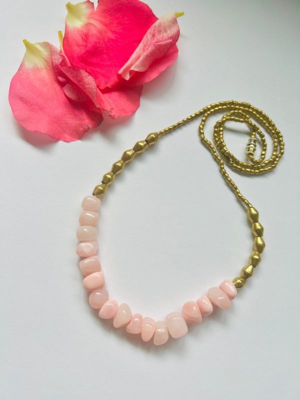 Product Image for  Rose Quartz Stone with brass