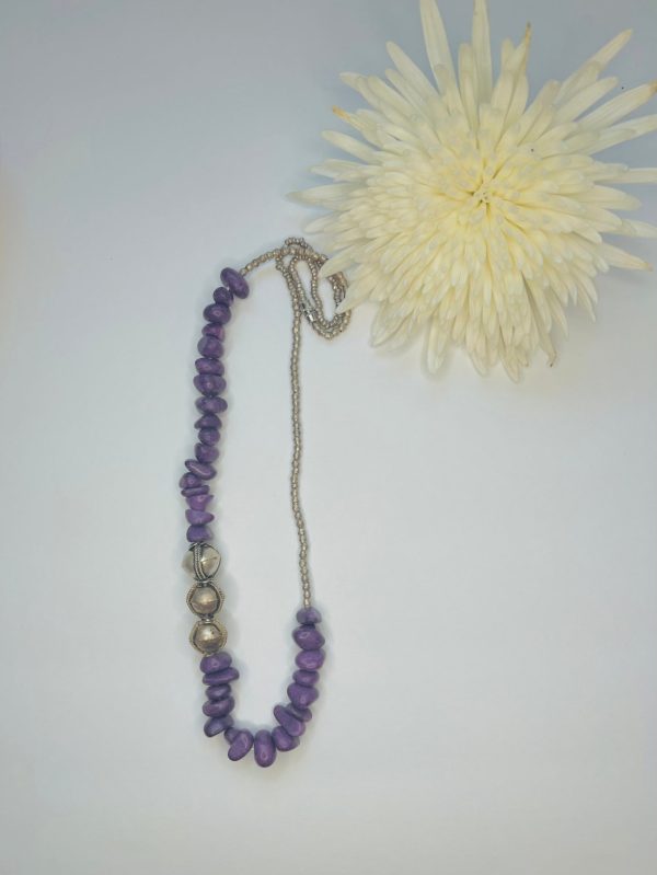 Product Image for  Over size Purple jade with brass