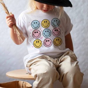 Product Image for  SMILEY GALLERY GRAPHIC TEE TODDLER