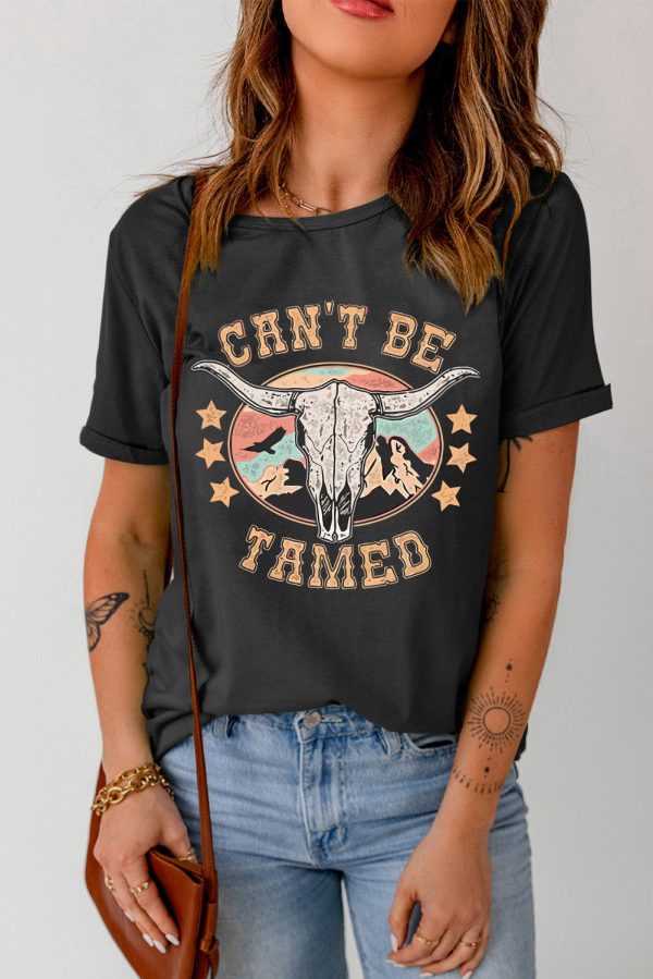 Product Image for  CAN’T BE TAMED Graphic Short Sleeve Tee