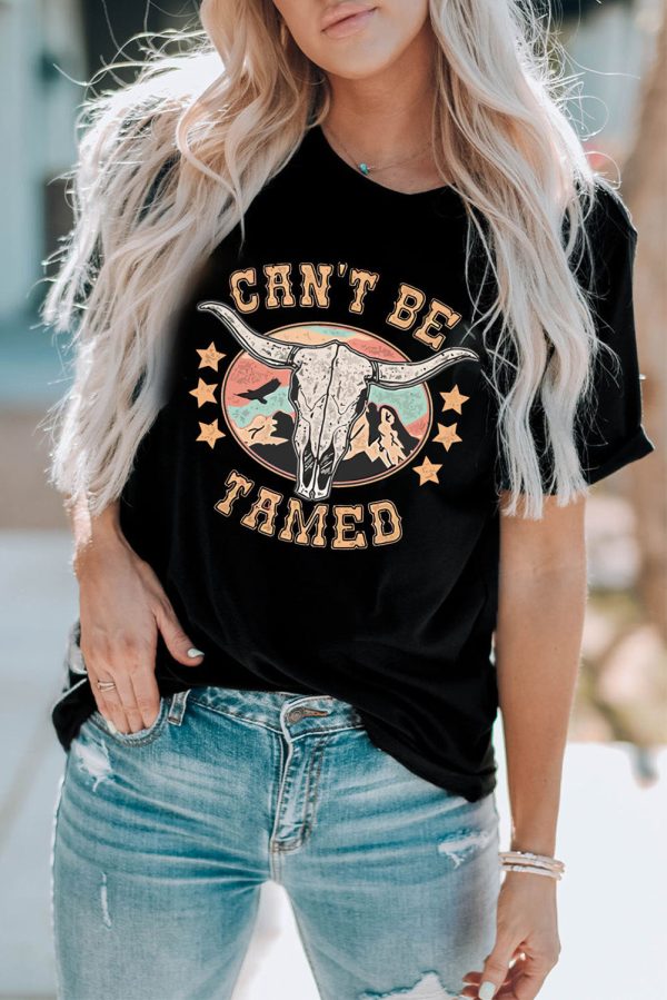 Product Image for  CAN’T BE TAMED Graphic Short Sleeve Tee