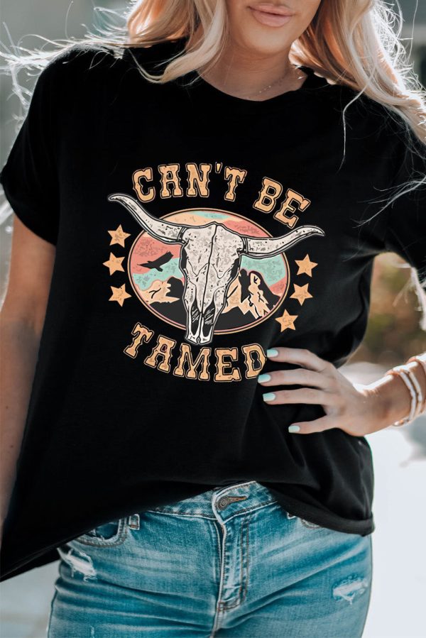 Product Image for  CAN’T BE TAMED Graphic Short Sleeve Tee