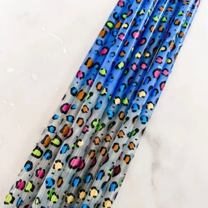 Product Image for  Color Changing Leopard Plastic Straw