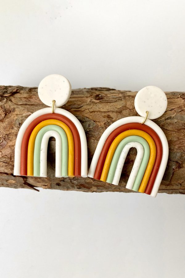 Product Image for  Rainbow Shape Dangle Earrings