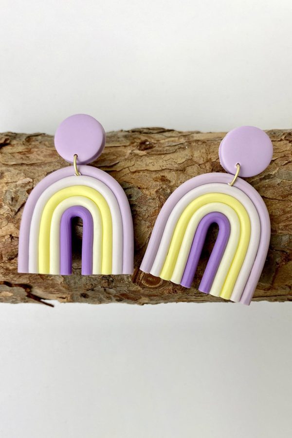 Product Image for  Rainbow Shape Dangle Earrings