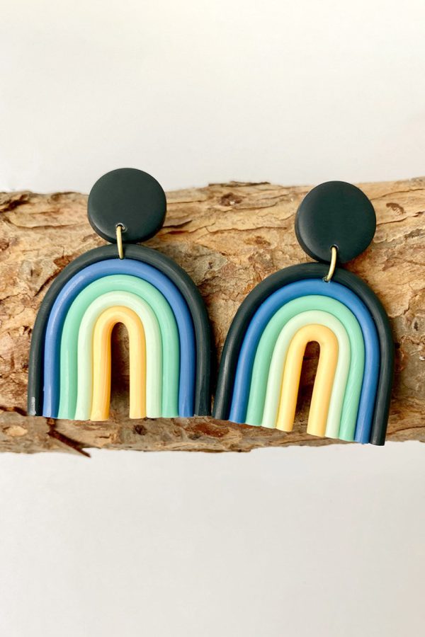 Product Image for  Rainbow Shape Dangle Earrings