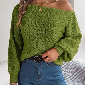 Product Image for  Openwork Long Sleeve Sweater