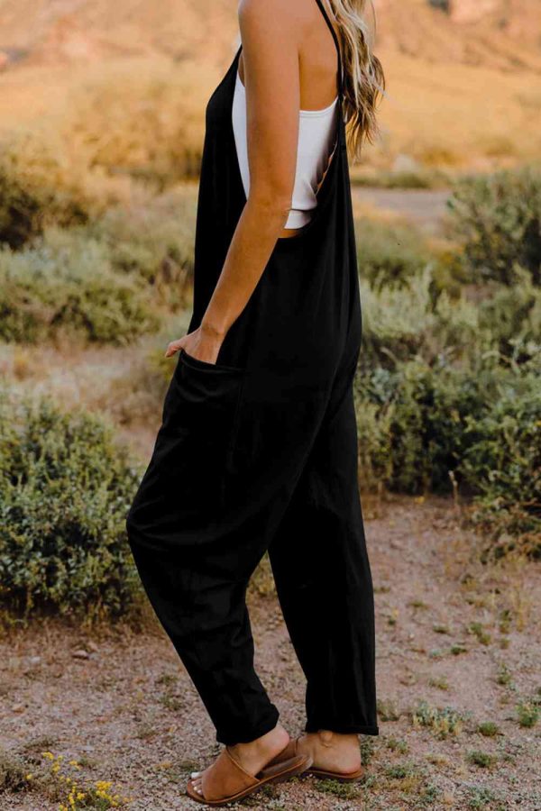 Product Image for  Double Take Full Size V-Neck Sleeveless Jumpsuit with Pockets