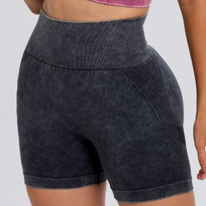 Product Image for  Washed High Waist Active Shorts