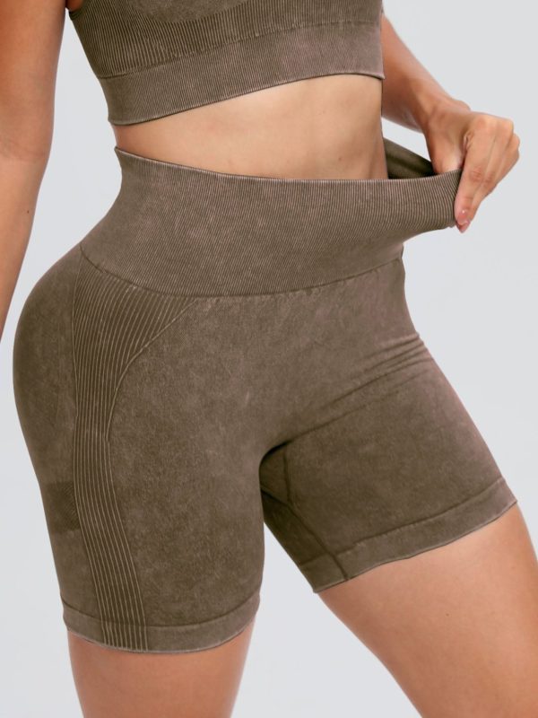 Product Image for  Washed High Waist Active Shorts