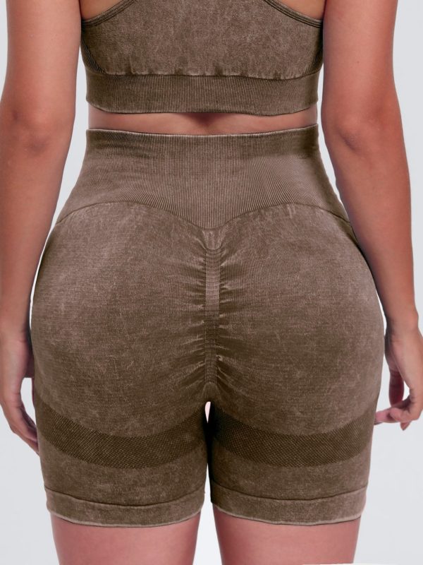 Product Image for  Washed High Waist Active Shorts