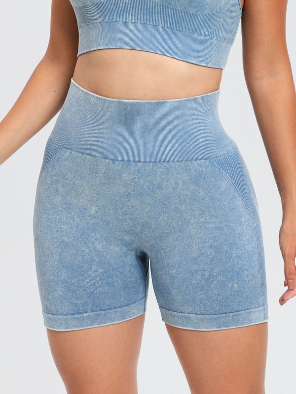 Product Image for  Washed High Waist Active Shorts