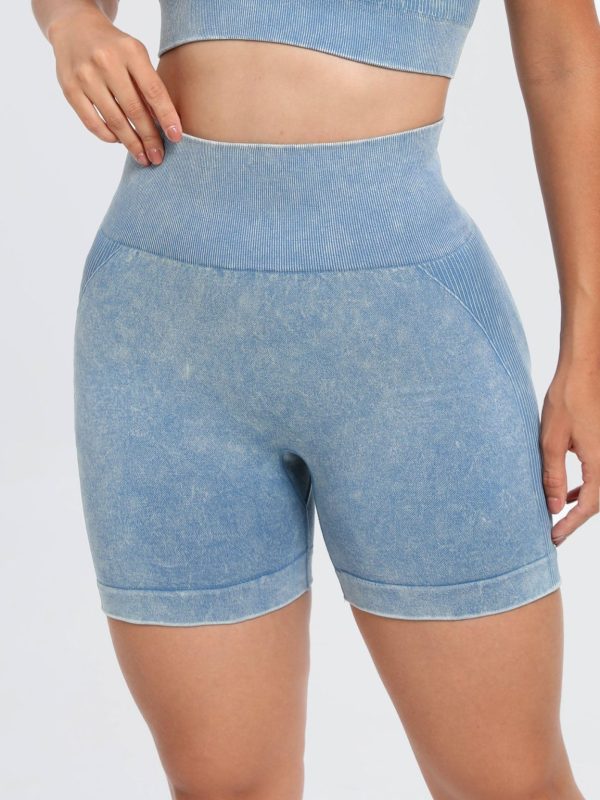 Product Image for  Washed High Waist Active Shorts