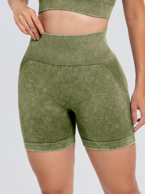 Product Image for  Washed High Waist Active Shorts