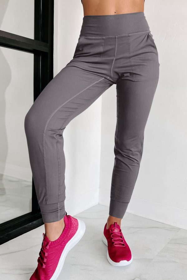 Product Image for  High Waist Joggers with Pockets