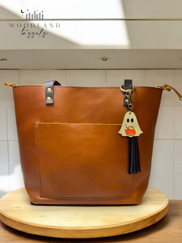 Product Image for  Crow Ghostie Leather Bag Charm