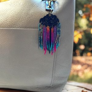 Product Image for  Cloudburst Leather Bag Charm