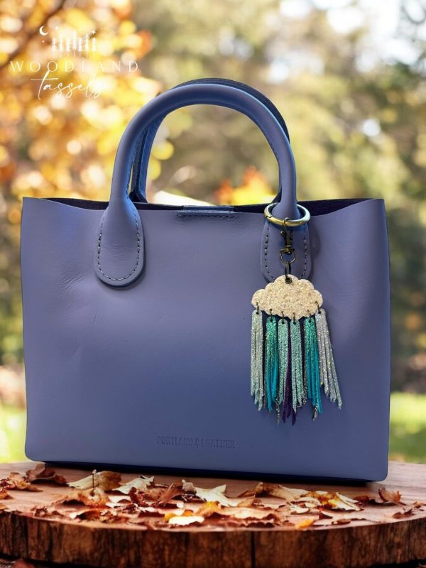 Product Image for  Cloudburst Leather Bag Charm