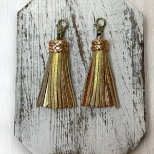 Product Image for  Heriloom Gold Leather Tassel