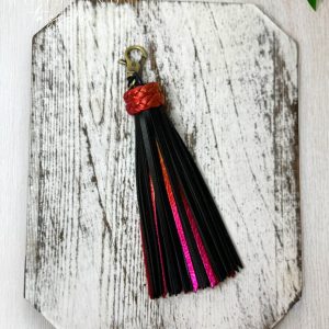 Product Image for  Goth Rainbow Leather Tassel