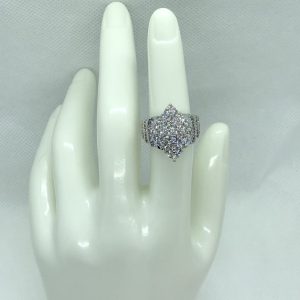 Product Image for  14k White Gold Plated Woman’s Ring