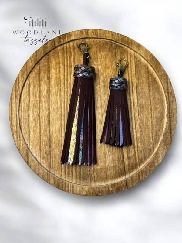 Product Image for  Mystic Merlot Leather Tassel